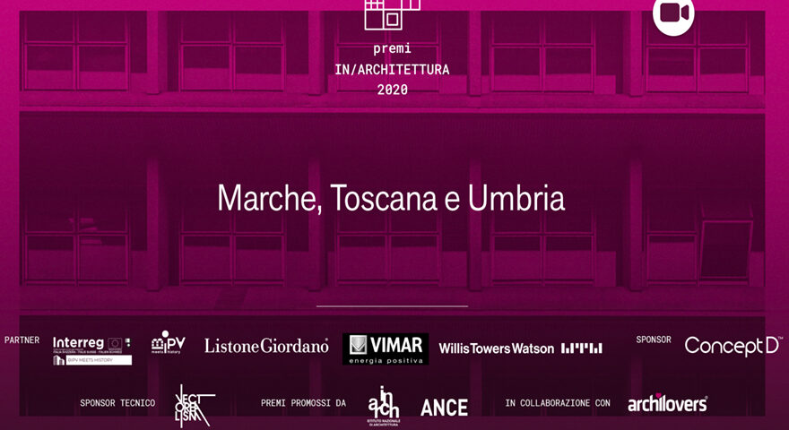 premiazione Premi In/Architettura 20202 Marche Toscana Umbria